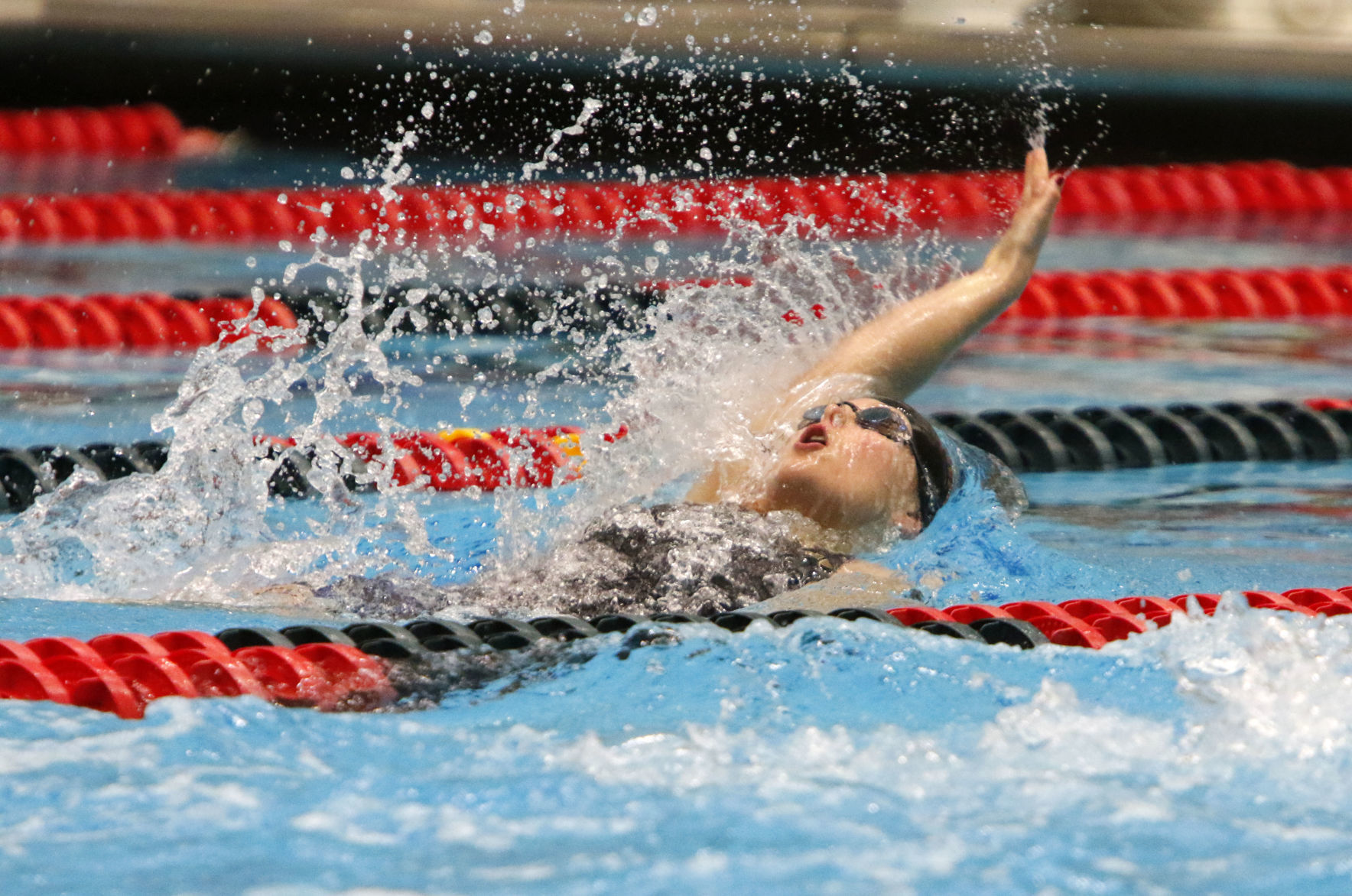 Girls state swimming finals in Indianapolis